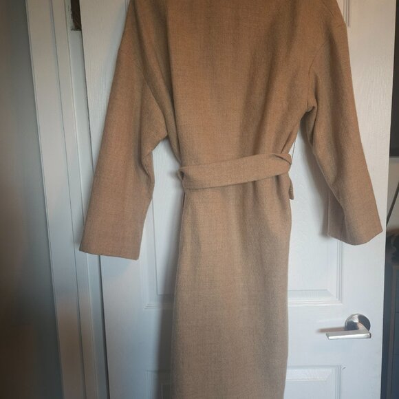 NWT Zara camel wrap coat - Picture 4 of 5